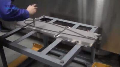 Großes Metallobjekt aus dem 3D-Drucker