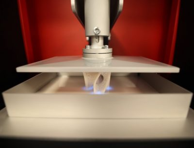 3D-Drucker aus einer ganz nahen Perspektive