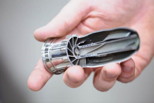 3D gedrucktes Metallobjekt von GE Additive