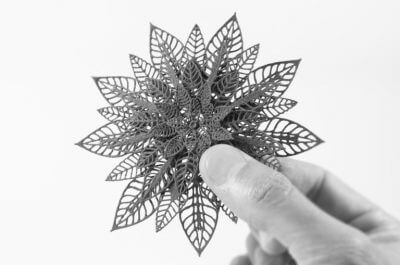 Blume aus dem 3D-Drucker