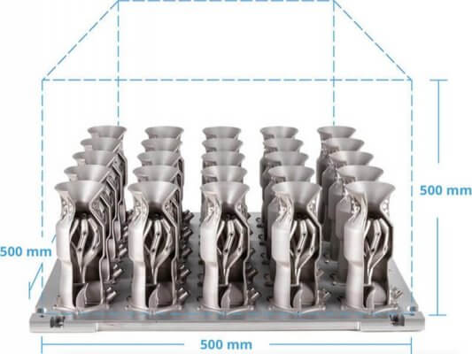 Metallobjekte aus dem 3D Systems DMP 8500