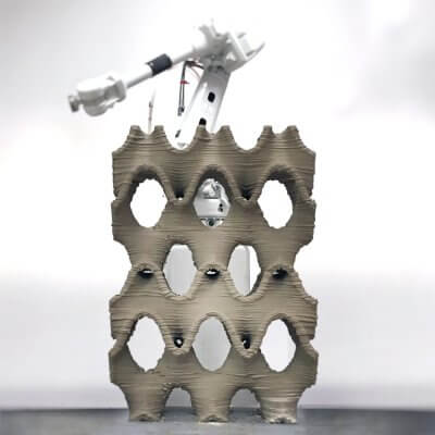 3D-gedrucktes Betonobjekt
