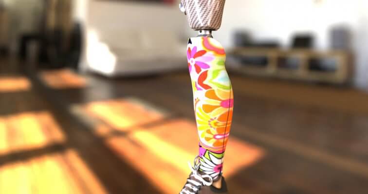 Prothesencover bunt