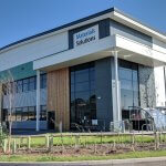 Ansicht des Gebäudes von Material Solutions