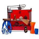 CreativeBot Duo 3D-Drucker mit gedruckten Objekten