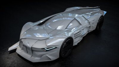 David Bowie Tribute Car