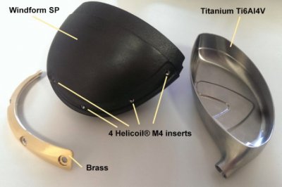 Details zum 3D-gedruckten Golfschläger KD-1