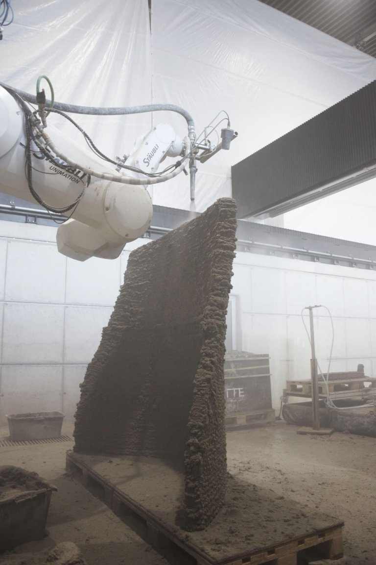 Shotcrete 3D Printing SC3DP Neue 3DBetondruckTechnologie der TU