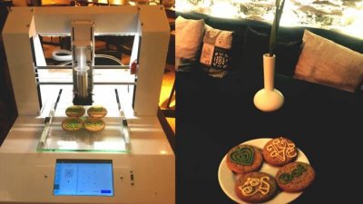 CHOCOLA3D und 3D gedruckte Kekse