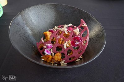 Foto von Lebensmittel aus 3D-Drucker