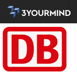 3YOURMIND und DB Logo