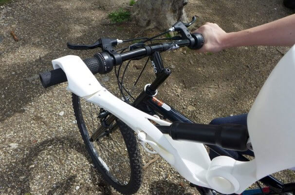 Armprothese für Radfahrer