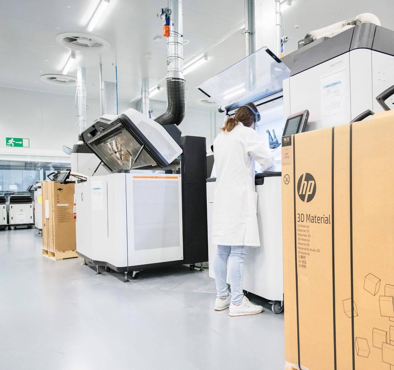 HP riesiges 3DDruckCenter in Barcelona