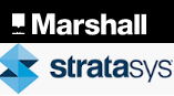 Marshall und Stratasys Logo