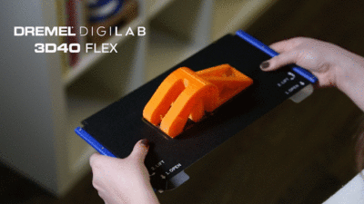 Biegsame Druckplatte des Dremel 3D40 Flex