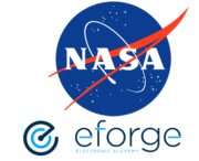 NASA und eForge Logo