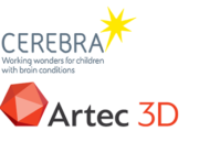 Logos von Cerebra und Artec 3D