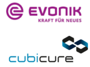 Logo Evonik und Cubicure