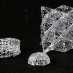 3D-gedruckte Glasobjekte