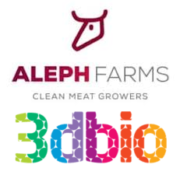 Aleph Farms und 3D Bioprinting Solutions Logo