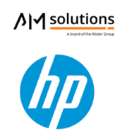 Logo AM solutions und HP