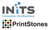 Logo von INITS und PrintStones
