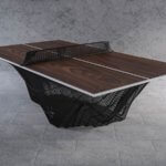 Seitenansicht Tischtennischtisch