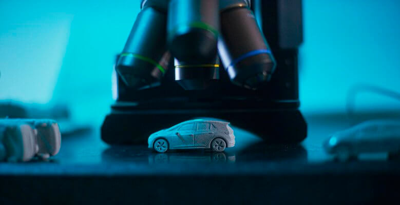 3D-gedrucktes VW ID.3-Modell