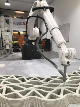 Pavillon wird mit 3D-Drucker gedruckt