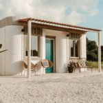 3D-gedrucktes Haus komplett