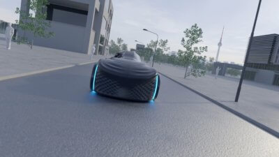 Loci 3D-gedrucktes Auto