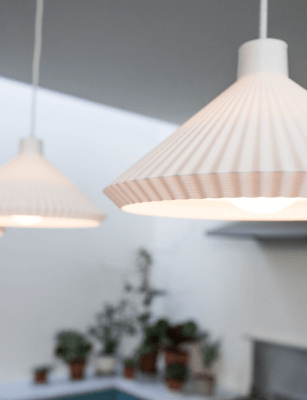 3D-gedruckte Lampenschirme