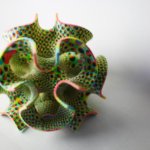 3D-gedrucktes Zuckerobjekt