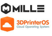 MilleBot und 3DPrinterOS Logos