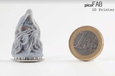 Druckbeispiel neben 1 Euro Münze