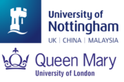 University of Nottingham und Queen Mary University of London Logo