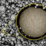 mikroskopische Ansicht des Martensitstahlpulvers