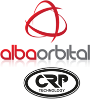 Alba Orbital und CRP Technology Logo