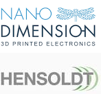 Nano Dimension und HENSOLDT Logo