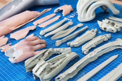 3D-gedruckte Teile für Kostüm Thema Cyberpunk 2077