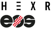 HEXR und EOS Logo