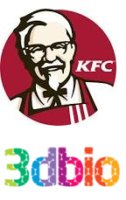 Kentucky Fried Chicken und 3D Bioprinting Solutions Logo