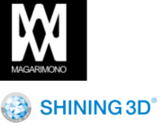 Logos MAGARIMONO und SHINING 3D Logo