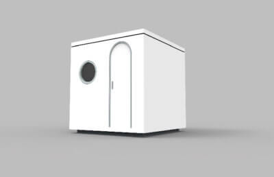 3D-gedrucktes Häuschen