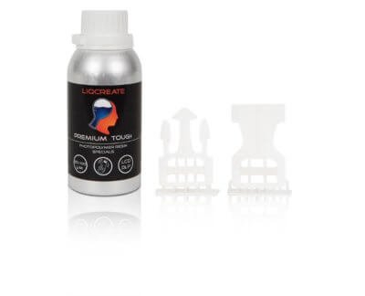 Flasche und 3D-gedruckte Objekte