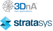 3DnA und Stratasys Logo