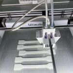 3D-Drucker S5 mit Probestücken