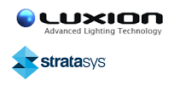 Luxion und Stratasys Logos