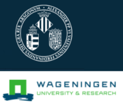Logo Universitat de Valencia und Wageningen University and Research