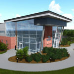 Geplantes CMA Gebäude am IALR-Campus